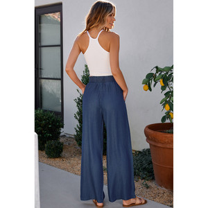 Jeans Solana de Cintura Alta y Pierna Ancha - Product Image 2