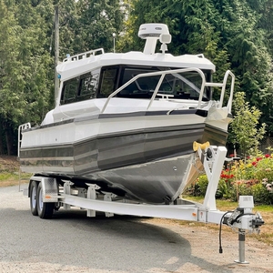 Nuevo Diseño de Bote de Pesca Deportiva de Aluminio de 7.5m, Yate Familiar Multiusos para Aventuras <span class=keywords><strong>Mar</strong></span>ítimas y Relajación de Fin de Semana - Product Image 4