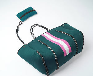 Borsa Tote piccola da spiaggia a tracolla in Neoprene da donna di moda all'aperto personalizzata di qualità Oem - Product Image 4