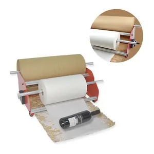 Großhandel biologisch abbaubare Kraft kissen Papier Waben schutz Wrap pring Dispenser Maschine