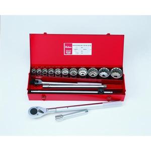 KOKEN - 6201M-00 3/4'' <b>socket</b> set in case (16 pcs.) - EAN 4991644216055 <b>RATCHET</b> AND <b>SOCKET</b> SETS 3/4" - Product Image 1