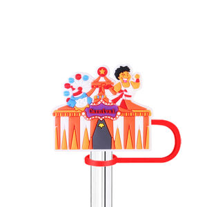 2025 nouveauté 10mm dessin animé cirque Drinkware accessoires cadeau en gros <span class=keywords><strong>avec</strong></span> Logo personnalisé couverture pour fête promotionnelle - Product Image 5