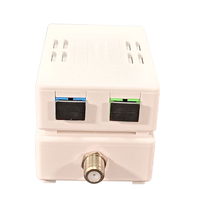 CATV-mini receptor óptico FTTH, mini nodo con wdm para GPON EPON