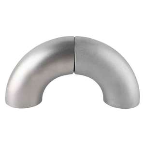 Codo de Tubería de Acero Inoxidable 304 Sch10 Sch40, Accesorio de Soldadura para Tuberías de Transporte de Aceite de <span class=keywords><strong>Palma</strong></span> Crudo, Estándar ANSI B16.9 - Product Image 1