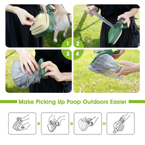 Dispensador de Bolsas para Excremento de Perro, Portátil, Duradero, de Plástico y Silicona, Sin Perfume, Moderno, Ecológico, para la Eliminación de Desechos de Mascotas - Product Image 6