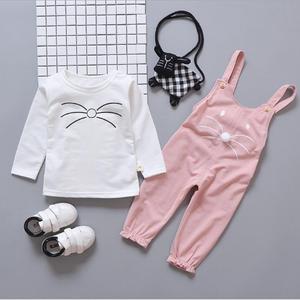 Ensemble de vêtements pour bébé fille nouveau-né, motif souris de dessin animé, 2 pièces, 0-4 ans, ensemble de vêtements en coton à manches longues pour bébé fille - Product Image 5