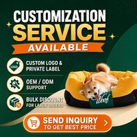Lit pour animaux de compagnie quatre saisons pour petits chiens et chats, tapis de couchage rafraîchissant lavable pour l'été et fournitures pour animaux de compagnie