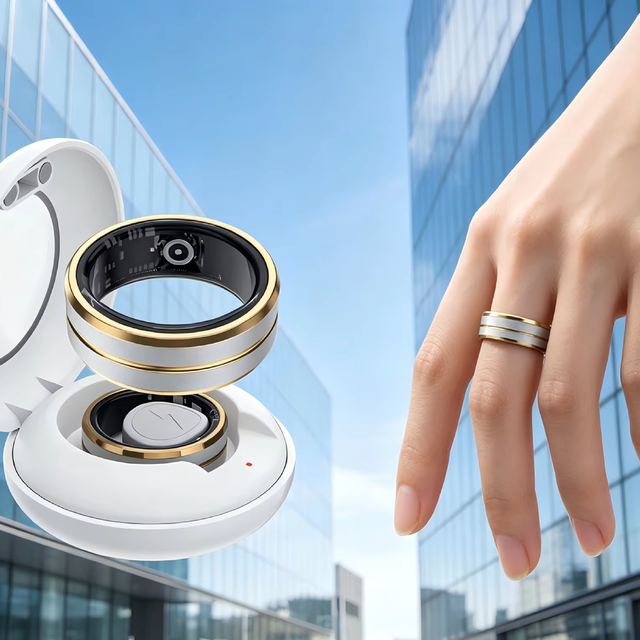 Hot Sale Unisex Health Fitness Smart Ring SR01 X1 IP68 Waterproof Stainless Steel App Control