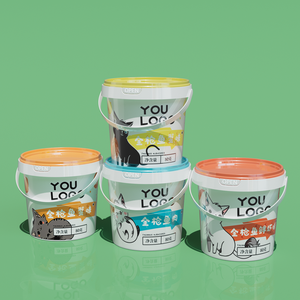 Umetass 300ml ~ 5 lít IML tùy chỉnh thực phẩm an toàn nhựa rõ ràng xô với nắp rỗng 3 gallon <span class=keywords><strong>Ice</strong></span> Cream bồn tắm - Product Image 6