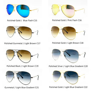 Дизайнерские мужские солнцезащитные очки 3025 Stalinite, знаменитые пользовательские логотипы, золотые солнцезащитные очки UV400, устойчикие к царапинам, Настраиваемые - Product Image 2