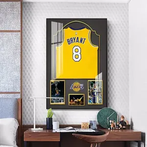 Vente flash : impressions sur verre de luxe, design de vêtements de stars de la <span class=keywords><strong>NBA</strong></span>, décoration moderne pour la maison, peinture murale, toile, huile, taille personnalisée - Product Image 3