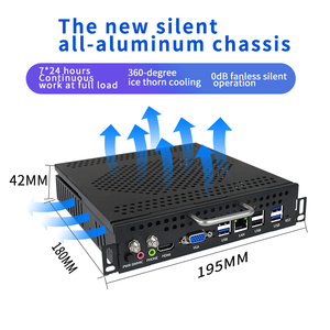 BKHD OPS TX25 PC industriel Core i5 WiFi idéal pour les entreprises écran tactile salle de conférence salle de classe enseignement collaboratif - Product Image 5