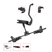 Quad électrique Bengal, vélo cargo, 4 doigts, alliage d'aluminium, double étriers jumeaux, freins hydrauliques avec goupille d'arrêt