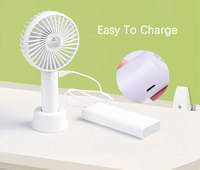 Vente en gros en vrac Mini petits ventilateurs à main électriques personnalisés alimentés par batterie Mini ventilateur à main portable rechargeable par USB