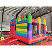 Structure gonflable commerciale en PVC avec toboggan, château gonflable pour enfants, idéale pour la location d'événements et de fêtes