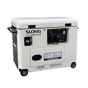 E. SLONG BRAND quiet 6kW home standby generator lpg