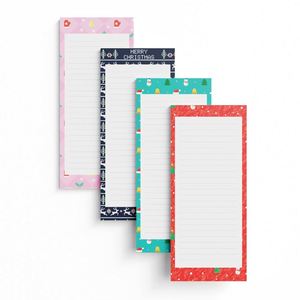 Bloc-notes en papier personnalisé avec logo, planificateur de repas hebdomadaire, liste de courses magnétique à déchirer, liste de choses à faire - Product Image 1