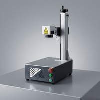Machine laser à fibre de haute qualité 20W à onde continue, refroidie par air, de table, pour marquage couleur, laser informatique