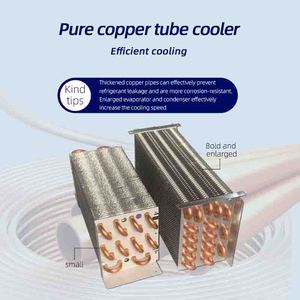 Réfrigérateur double-température à 2 portes avec ventilateur de refroidissement pour congélateur -30°C, idéal pour pâtisserie, numérique, en acier inoxydable 201, dégivrage automatique, 14 étagères, A50 - Product Image 4