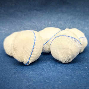 Batuffoli di cotone colorato medicale OEM batuffoli di cotone sterilizzati 500 pezzi di garza di cotone - Product Image 4