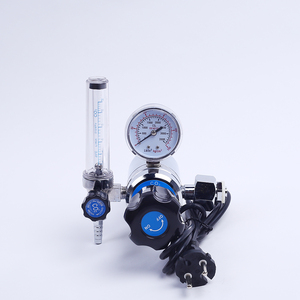 CO2ガスレギュレーターガスヒーター圧力流量計溶接CO2レギュレーター圧力調整ノブ付き空気圧減圧器 - Product Image 3