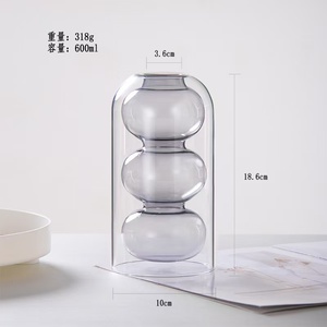 <span class=keywords><strong>Vaso</strong></span> <span class=keywords><strong>in</strong></span> Vetro Colorato Creativo Nordico, <span class=keywords><strong>Vaso</strong></span> <span class=keywords><strong>in</strong></span> Vetro Trasparente - Product Image 4