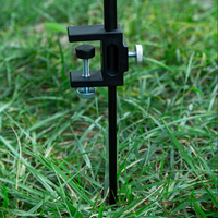 Support de lampe pliable pour camping en plein air, ultra-léger, portable, support de lampe de bureau, support de lampe suspendue
