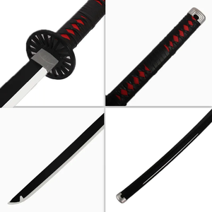 Demon Slayer Kimetsu No YaibaKamado Tanjirou Anime Bambou Jouet Épées pour Cosplay Couteau en Bois Kidults Jeux de Rôle pour Garçons - Product Image 2
