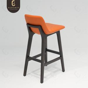 <span class=keywords><strong>Bar</strong></span> Lounge Asientos Sillas de <span class=keywords><strong>Bar</strong></span> de madera y salón <span class=keywords><strong>Silla</strong></span> de altura de barra apilable <span class=keywords><strong>blanca</strong></span> con respaldo - Product Image 3