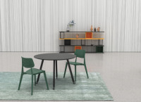 Table ronde de négociation partagée de bureau chaud de petite réunion de bureau moderne