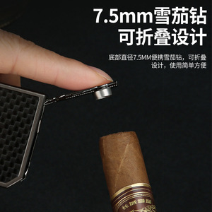 Baicheng nouveau <span class=keywords><strong>Boka</strong></span> haut de gamme métal fumer cadeau Double direct gonflable briquet Visual Air entrepôt cigare perceuse cadeaux - Product Image 3