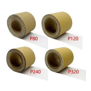 Rollo <span class=keywords><strong>de</strong></span> papel <span class=keywords><strong>de</strong></span> <span class=keywords><strong>lija</strong></span> con grano 80, 120, 180, 320 y respaldo <span class=keywords><strong>de</strong></span> gancho y bucle para lijadoras <span class=keywords><strong>de</strong></span> aire, lijadoras <span class=keywords><strong>de</strong></span> tablero largo, automotriz y carpintería - Product Image 2