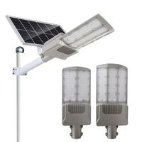 Lampadaire Solaire 400W 500W IP65 Certifié CE avec Télécommande, Panneau en Aluminium, Batterie Lithium 6V 40W 50W, LED SMD Séparée pour Route