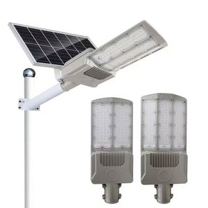 400W 500W Solar Street Light Remote Control Aluminum Panel <b>6V</b> 40W 50W Lithium <b>Battery</b> SMD Split LED for Road Use - Product Image 1
