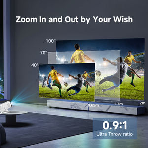 Proyector Android 14 Nuevo, Disponible al por Mayor, OEM/ODM, Proyector de Películas con Lámpara LED - Product Image 4