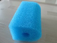 Élément filtrant en mousse de polyuréthane de qualité supérieure 15-80ppi à cellules ouvertes, couleur noire, avec charbon actif, feuille d'éponge aérienne haute densité