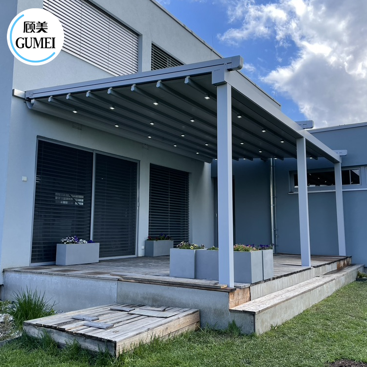 Uitschuifbare Waterdichte PVC Terrasoverkappingen | Schuifbare