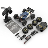 Voiture RC MJX Hyper Go 16213 1/16 4WD avec double carrosserie, 42 km/h, moteur brushless, télécommande WIFI 2,4 GHz, jouet tout-terrain