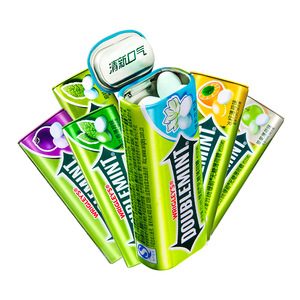 ลูกอมขายส่ง รสสตรอว์เบอร์รีมิ้นต์/ไอซ์เลมอนมิ้นต์ ดับเบิ้ลมินต์ หมากฝรั่งเคี้ยว 23.8 กรัม - Product Image 2