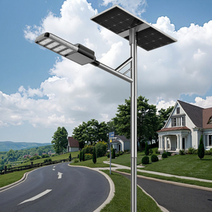 60W/100W/120W Commercial IP66 Solar <b>LED</b> Split Lamp Post Street <b>Light</b> with <b>Motion</b> <b>Sensor</b> for Outdoor Garden Use - Product Image 1