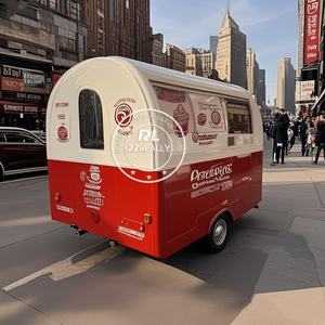 2025 एचबी आइस क्रीम फूड ट्रक क्रू फूड ट्रक बाइक कॉफी कार्ट बिक्री के लिए मोबाइल कॉफी कार्ट - Product Image 4