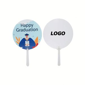 Customizable Heat Transfer <b>PET</b> Fan DIY Sublimation Blanks for Personalized Gifts & Promotions - Product Image 1