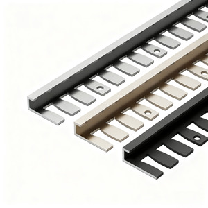 แถบขอบกระเบื้องอลูมิเนียมแบบทันสมัย-แถบตกแต่งโลหะงอได้กรอบขอบผนังสำหรับใช้ในบ้าน/เชิงพาณิชย์ - Product Image 2