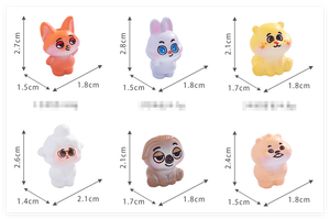 Miniature di Animali Cartoon Zootopia <span class=keywords><strong>per</strong></span> Educazione Precoce, Giocattoli in Resina di Piccole Creature Marine <span class=keywords><strong>e</strong></span> Animali della Fattoria <span class=keywords><strong>e</strong></span> della Foresta <span class=keywords><strong>per</strong></span> Casa delle Bambole - Product Image 2