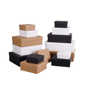 Omet Custom Luxury Print Color Packaging Cadeau Papier Boite Rectangle Craft Hard Cardboard Lid And Base Rigid Hat Packing Box