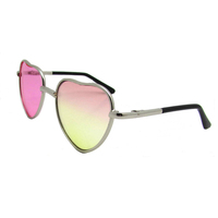 Yana DL-51026 Lunettes de poupée de salon American Girl en forme de cœur de 18 pouces, monture en métal, verres en PC, logo personnalisé tendance, OEM disponible