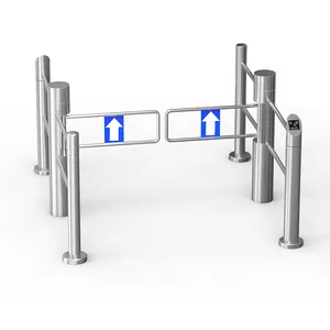 Automatic Swing Barrier Turnstile Automatic Swing Barrier Entrance Gate For Supermarket