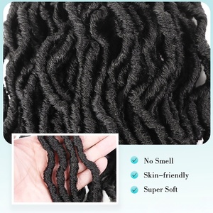 Nuove Trecce Finte Nu Faux Locs da 36 Pollici, Capelli Morbidi per Intrecciare, Pre-Intrecciati, Ricci Estesi per Donne - Product Image 2