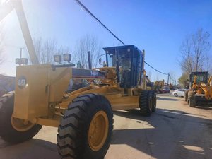 Niveleuse d'occasion de haute qualité CAT140H 140G 140K, 25 tonnes, moteur Cummins 103 kW, pour préparation des terres agricoles et chantiers de construction - Vente chaude - Product Image 2