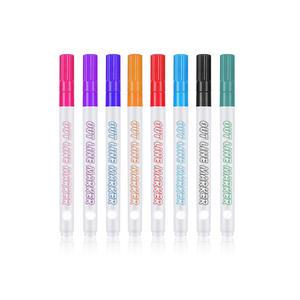 Super Squiggles Double Line Outline Metallic Glitter Marker Pen for <b>Writing</b> Drawing Card - Product Image 5